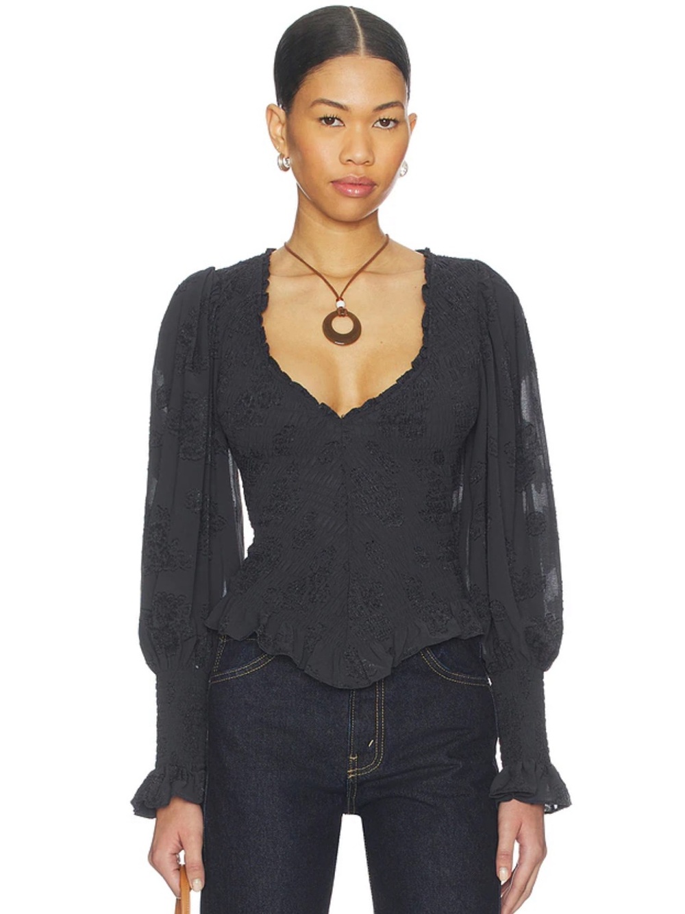 Free People Smocked In Love top
